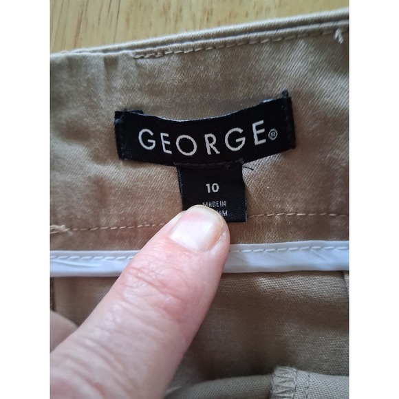 Womans Tan Shirt Size 10 - Picture 5 of 5